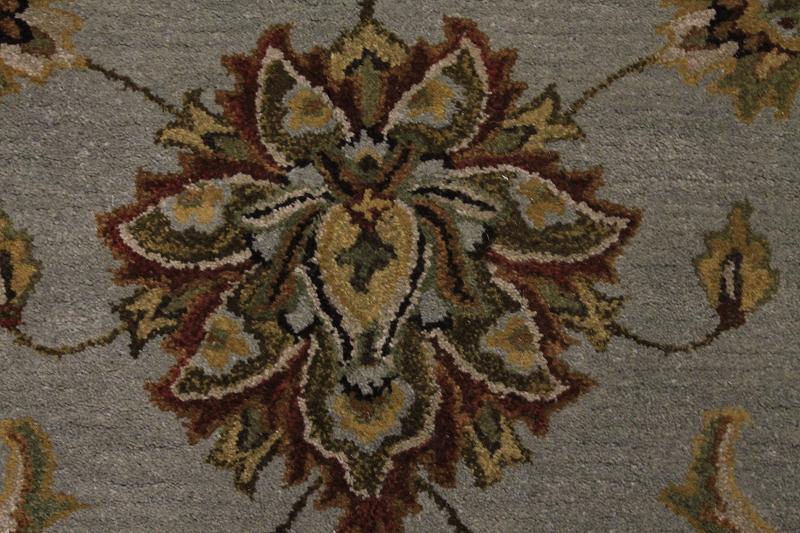 SLATE BLUE 8X10 MAHAL NOURISON BRAND PERSIAN ORIENTAL AREA RUG HANDMADE