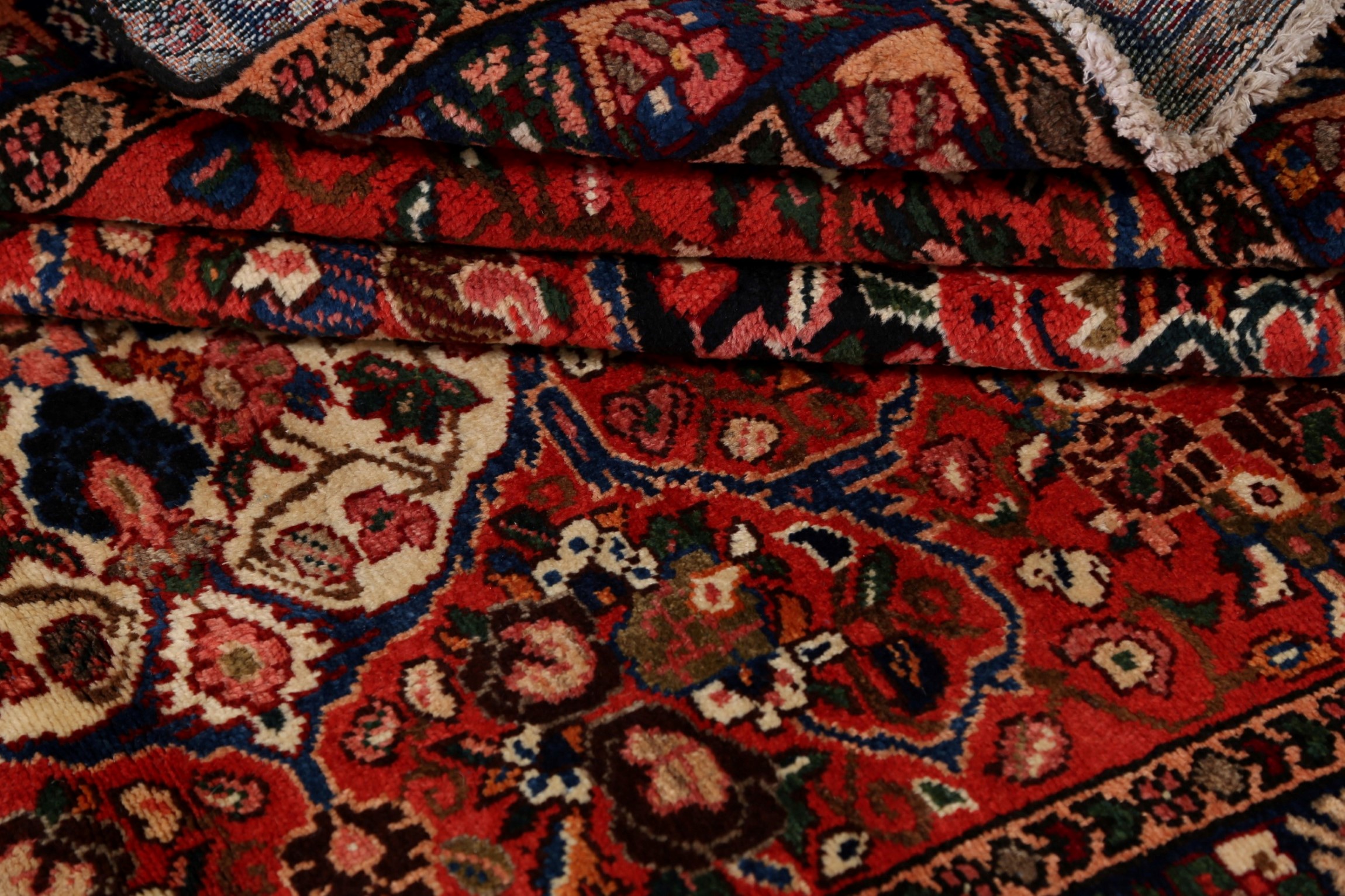 Antique Floral Bakhtiari HandKnotted Area Rug Home Decor Oriental
