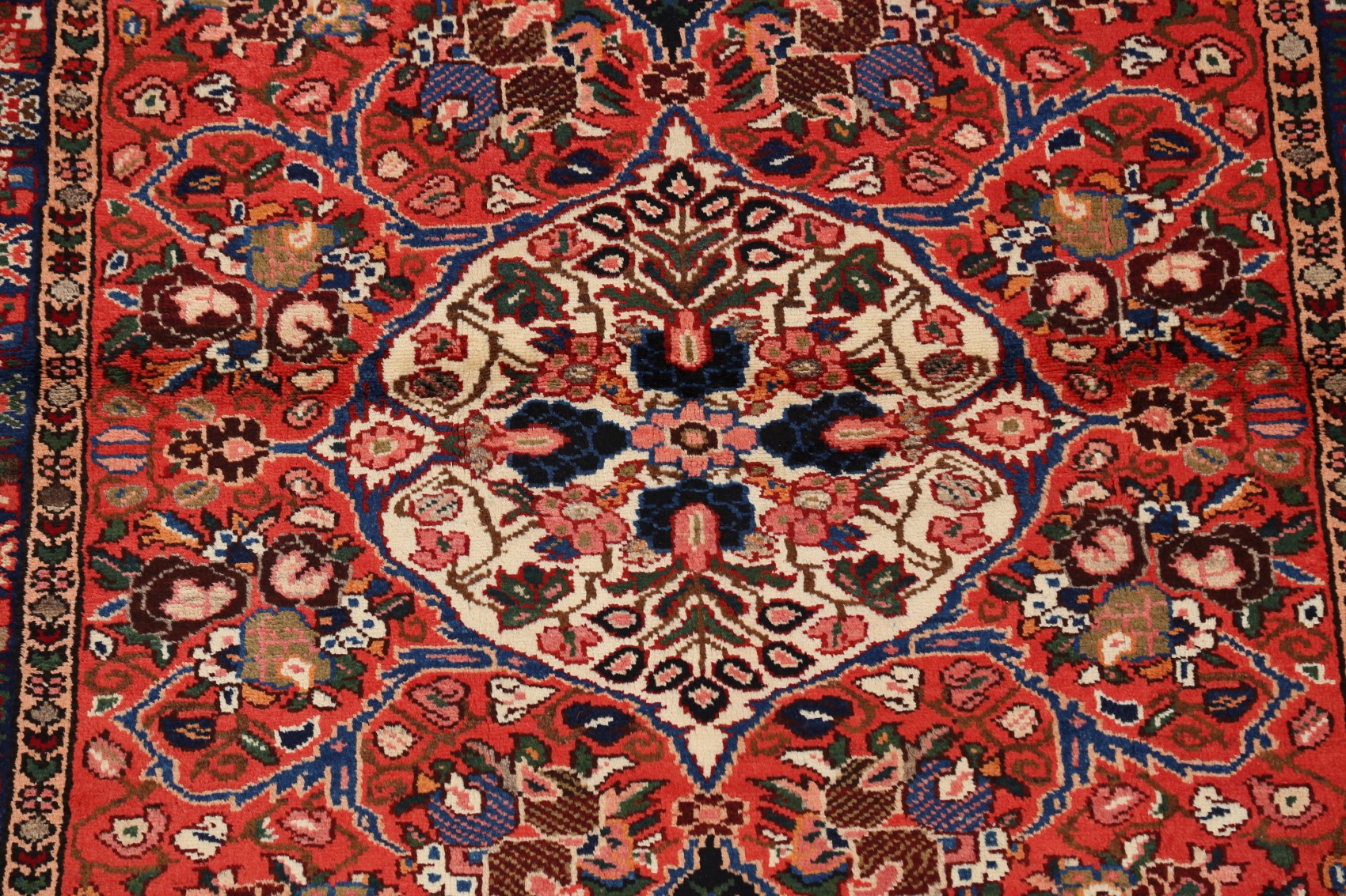 Antique Floral Bakhtiari HandKnotted Area Rug Home Decor Oriental
