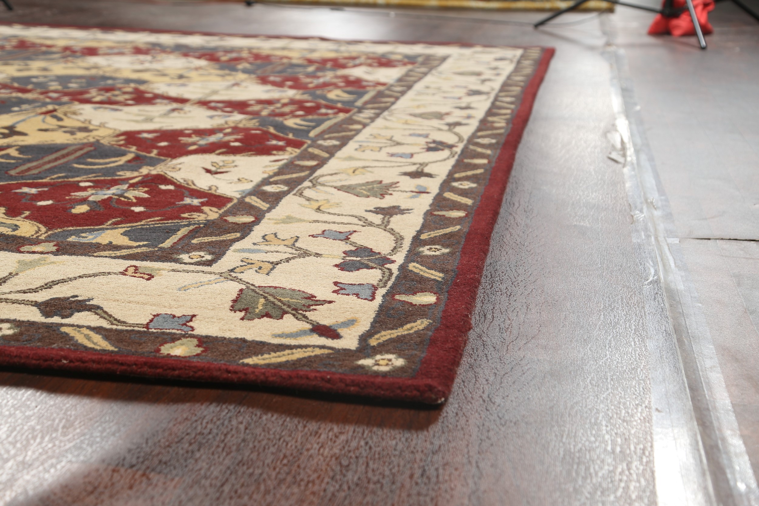 Floral Traditional Oriental Area Rug Handtufted Living Room Wool