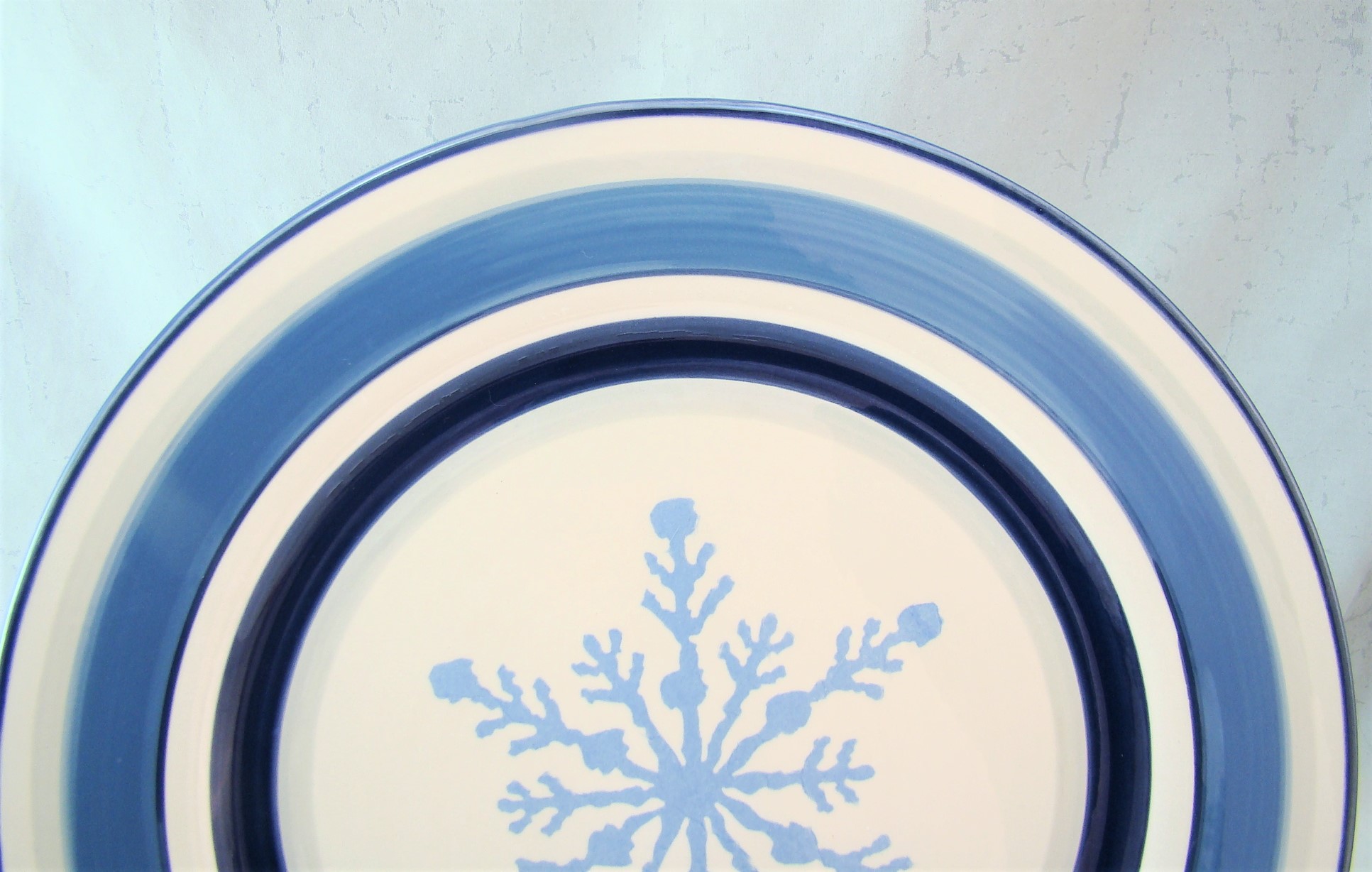 St. Nicholas Square WINTER FROST Snowflake Dinner Plate(s) READ eBay