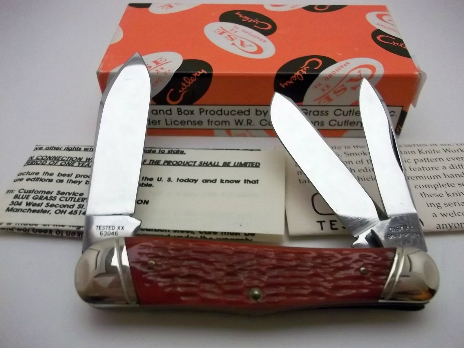 CASE XX Classic Whittler Knife Red Bone Handles, Cathy Pehlke