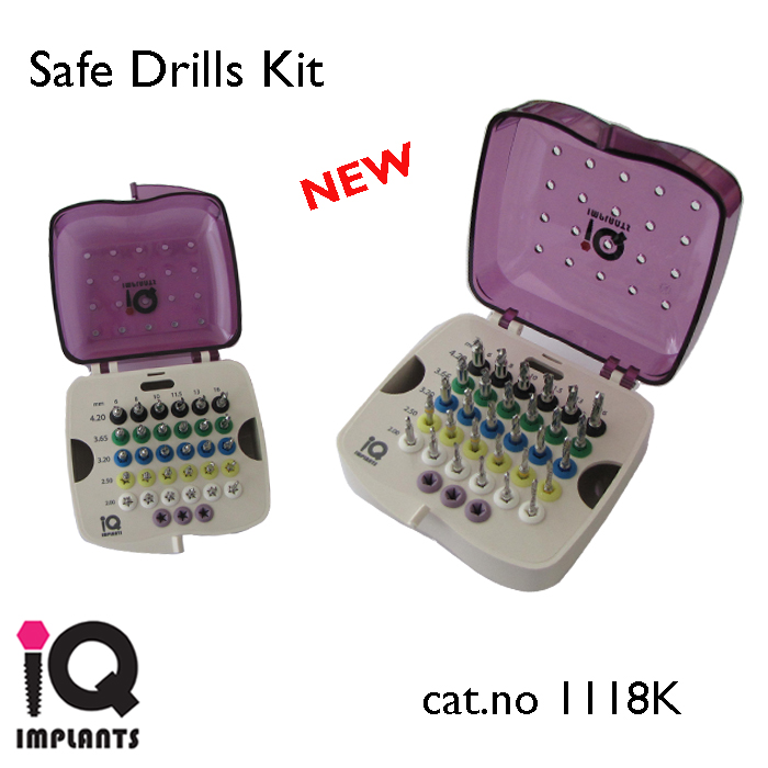 Safe Drills Kit, iqimplants