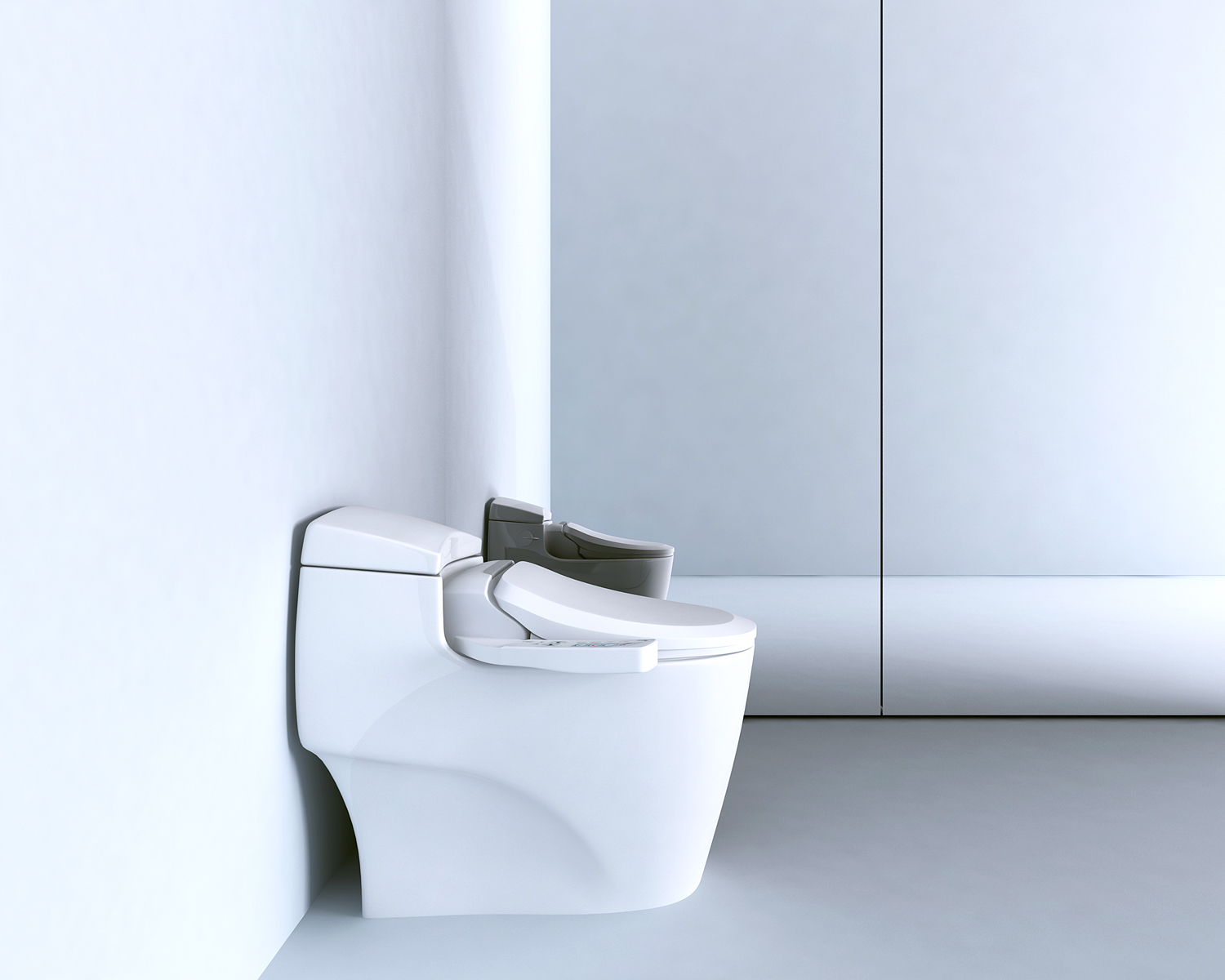BIO BIDET BB600 ROUND Electronic Toilet Seat Heated Water Jet Wash