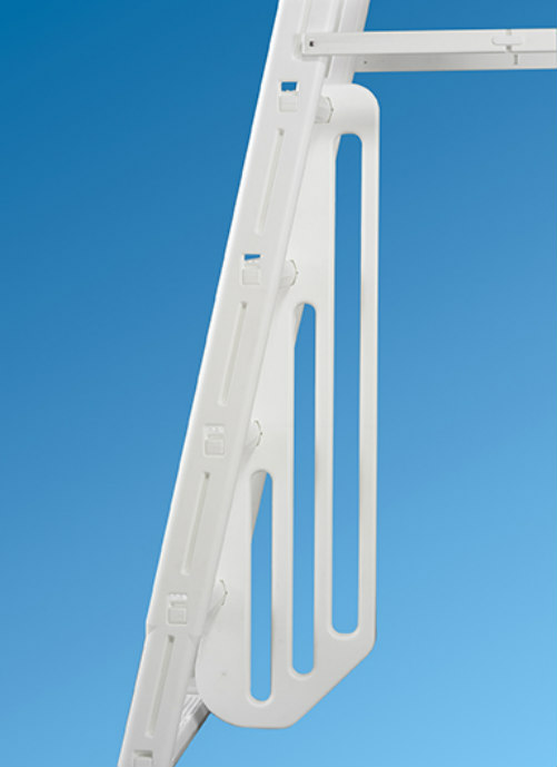 Decorate With Daria POOL LADDER AFRAME w/GUARD BARRIER Above Ground