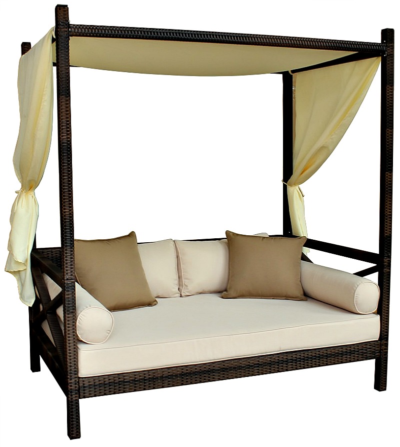 OUTDOOR BALI STYLE SUN DAY BED Lounger Sofa w/Canopy Patio ... (800 x 893 Pixel)