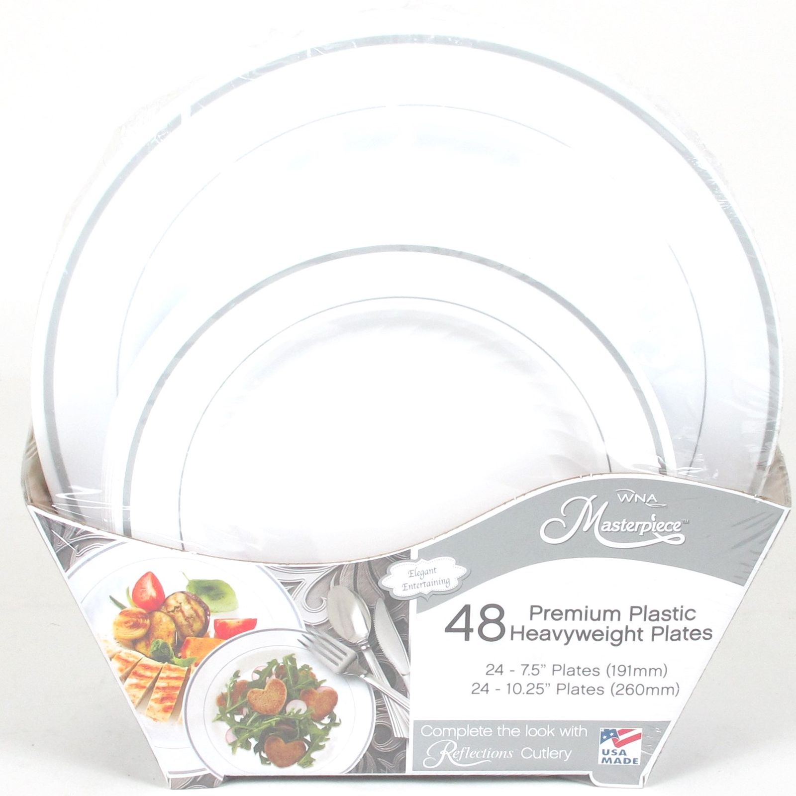 Masterpiece 48 Large & Small Premium Plastic Heavy Weight Disposable