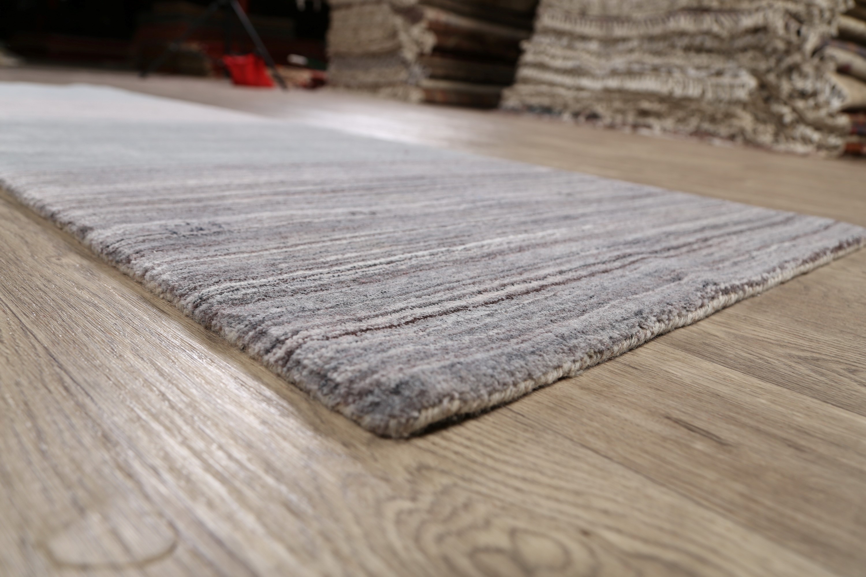 Contemporary Abstract Gabbeh Oriental HandKnotted Runner Rug 3x8 Wool