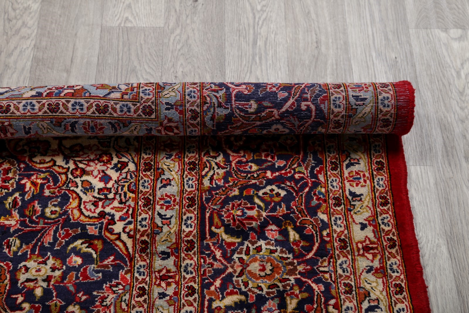 Traditional HandKnotted Wool Floral Rug 10 x 14 Red Oriental Area Rug