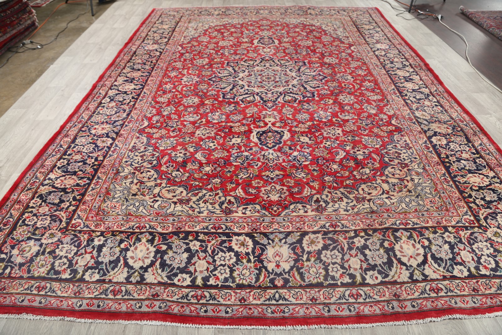 CLEARANCE Floral 10x14 Najafabad Isfahan Persian Area Rug Oriental Wool