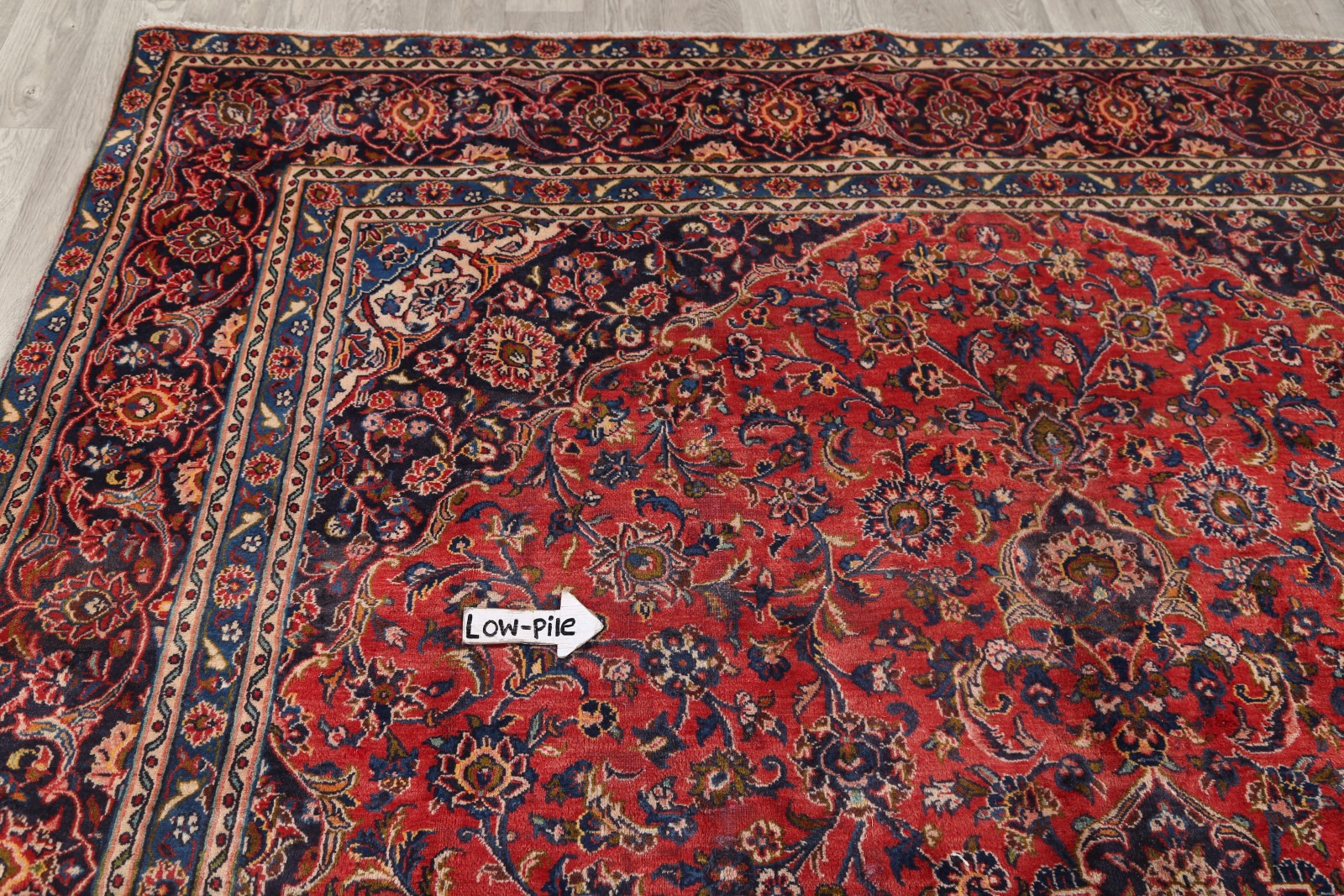 CLEARANCE 9X12 Mashad Persian Area Rug Wool Oriental Carpet 12' 6" x 9