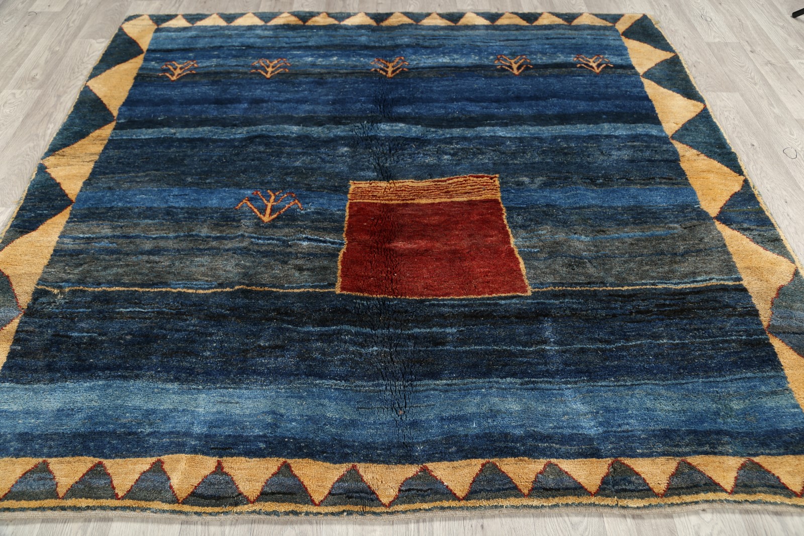 Great Thick Pile Square 7x7 Gabbeh Persian Area Rug ... (1600 x 1067 Pixel)