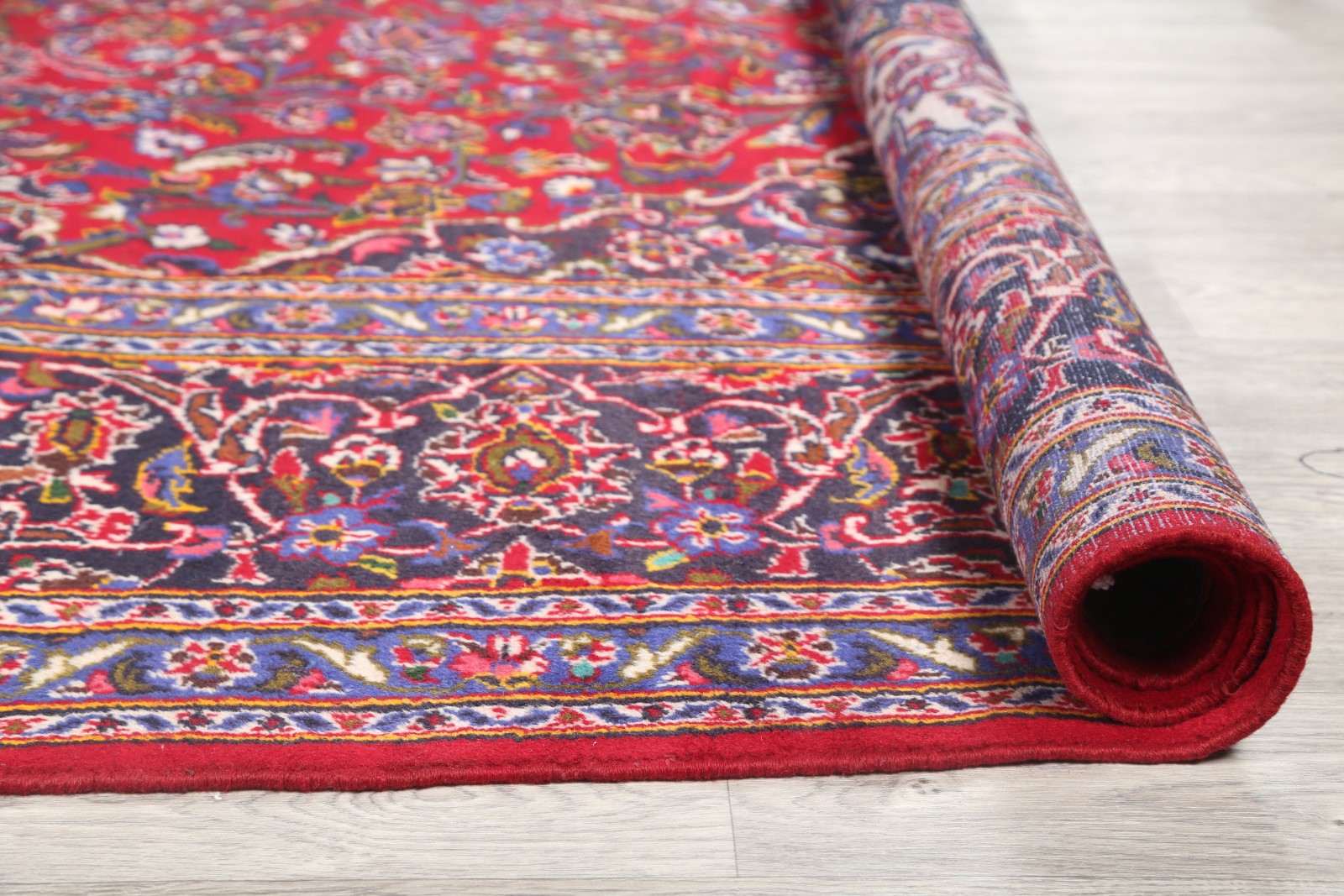 Traditional Floral Red Carpet 10 x 13 Wool Handmade Oriental Area Rug