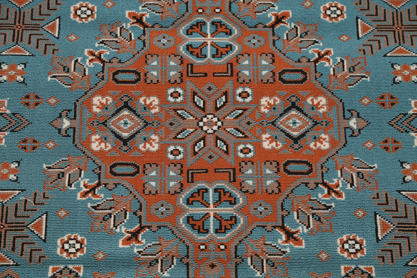 Geometric Kilim Style Decorative Turkish Oriental Area Rug 5x7 Teal