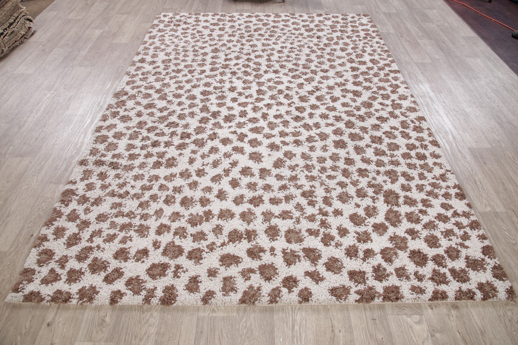 Animal Print Shaggy Oriental Area Rug Round/ Rectangle Turkish Carpet