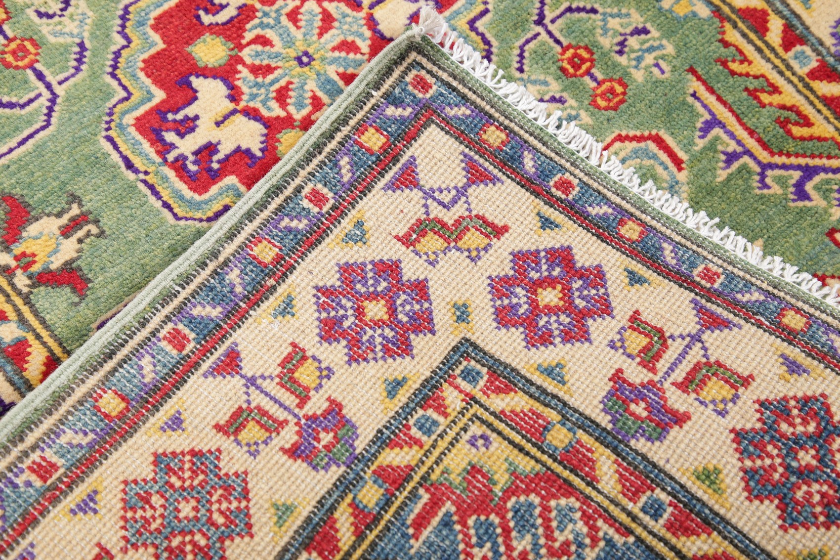 Wool 3x4 Oriental Kazak Area Rug NEW Geometric Pakistani HandKnotted