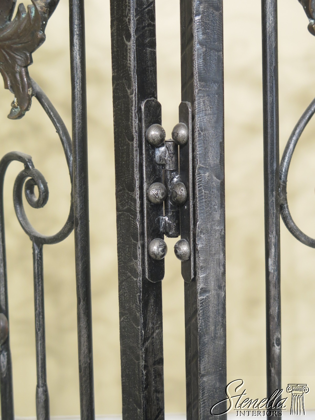 31234EC THEODORE ALEXANDER 3 Panel Wrought Iron Room Divider Screen eBay