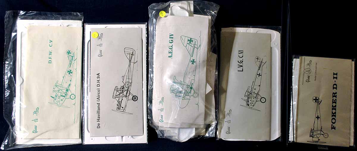 Classic Plane 1/48 WWI AIRCRAFT COLLECTION 5 Vacuform Model Kits! eBay