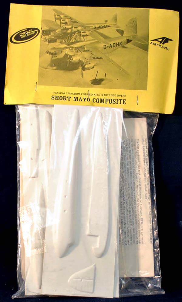 Contrail Airframe 1/72 SHORT MAYO COMPOSITE S20 MERCURY Vacuform