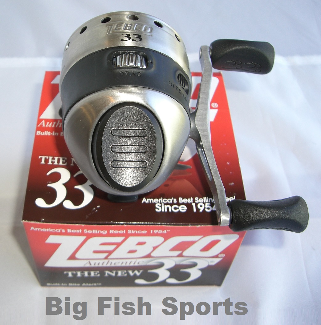 ZEBCO 33 Spincast Reel 33K FREE USA SHIPPING! 3.61 Gear Ratio BRAND NEW!