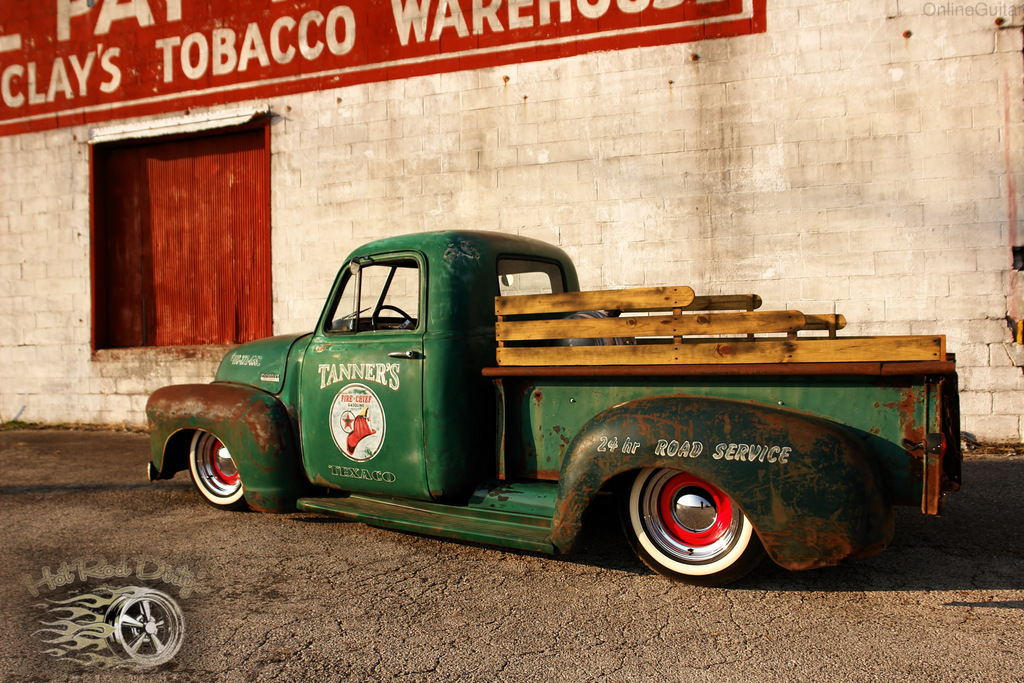 1952 Chevrolet Shop Truck, Patina and Slammed The H.A.M.B.