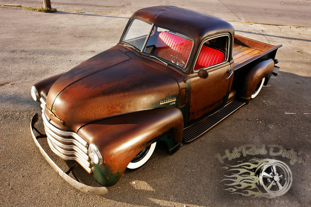 1950 Slammed Patina Chevrolet 3100, V8 and 4Speed The H.A.M.B.