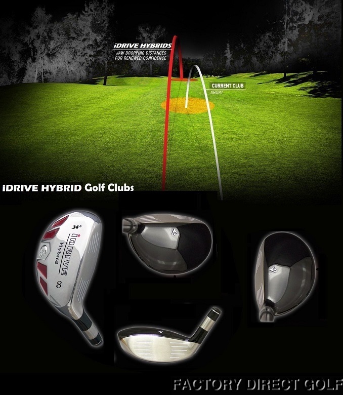 IDRIVE Hybrid GOLF CLUB (Select) 16* 19* 22* 25* 28* 31* 34* 37* 40* 43