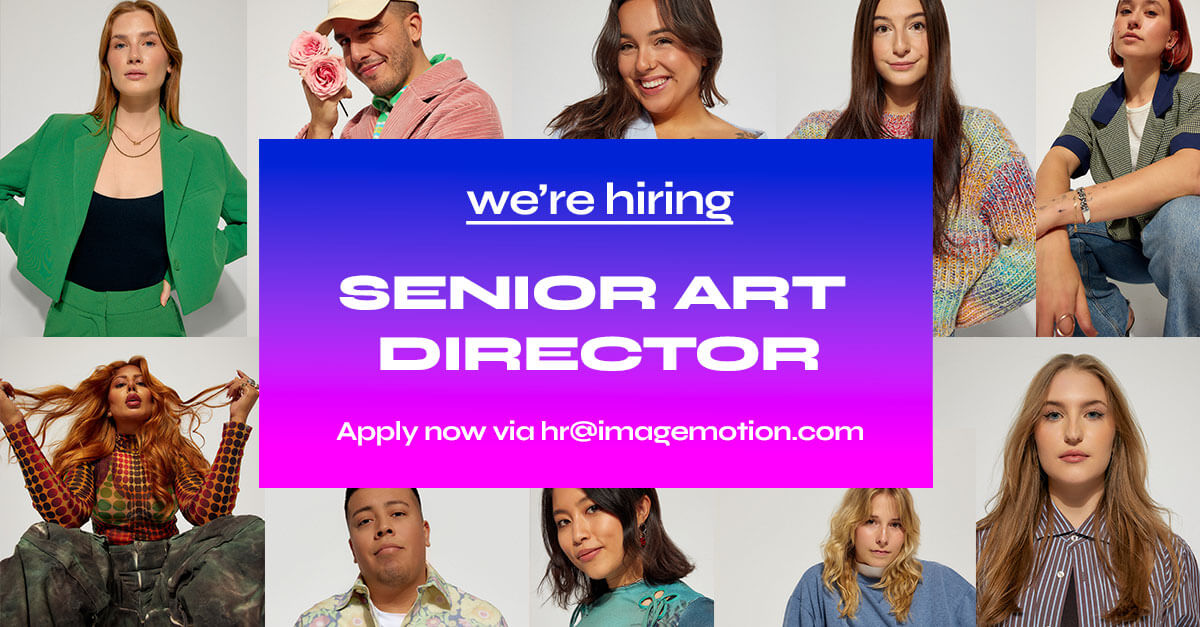 We’re hiring Senior Art Director Social Media Management & Content