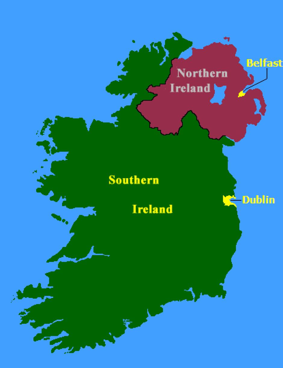 How Is Ireland Split at James Spradling blog