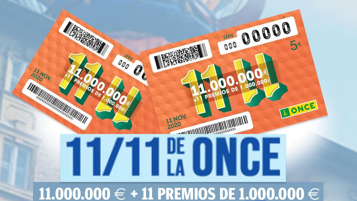Comprobar Sorteo cupón del 11 del 11 de la ONCE Resultado Lotería