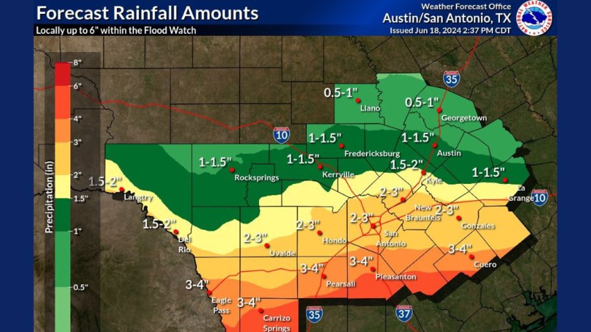 Texas activates storm warning due to the imminent arrival of a tropical