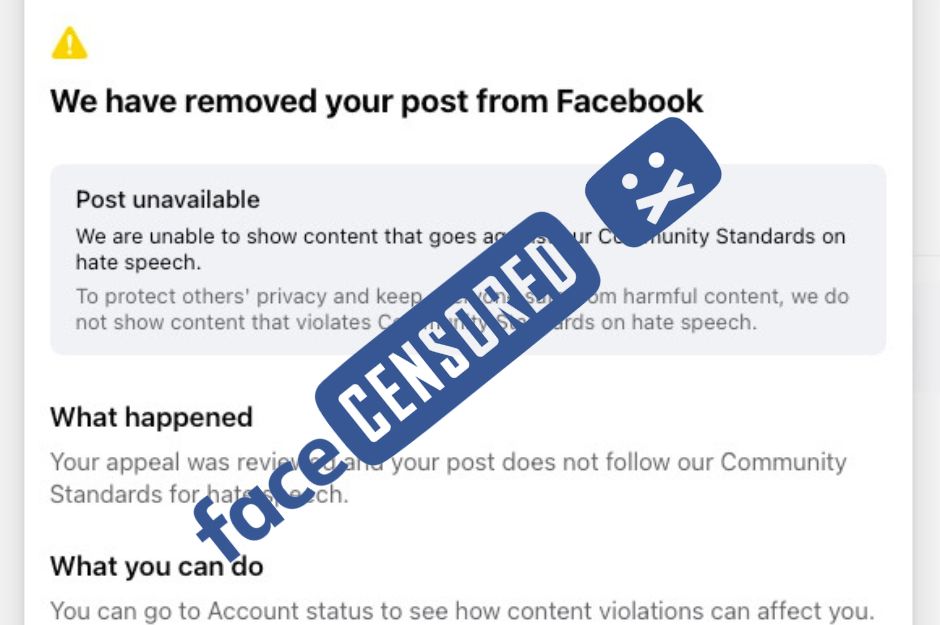 Facebook censura las publicaciones con el mensaje cristiano "Jesús