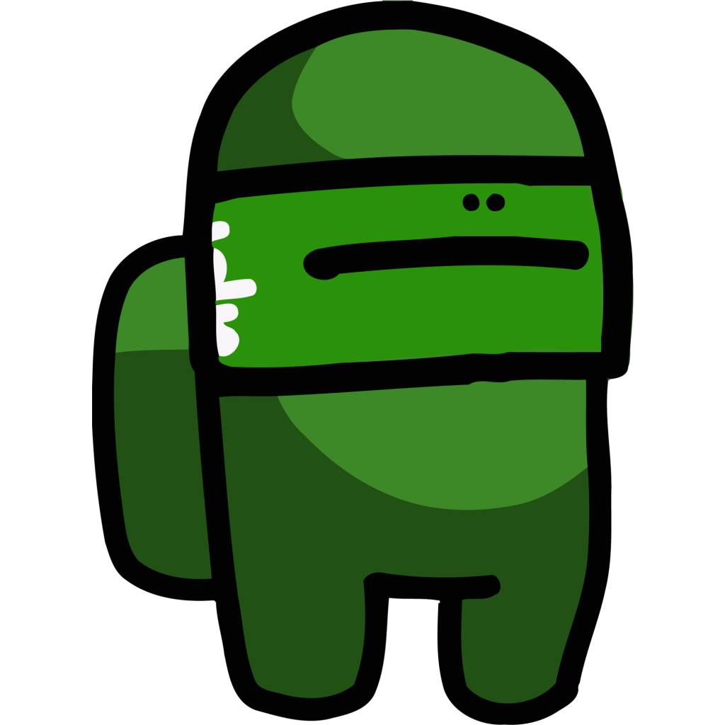 Among us green Imágenes para Peques