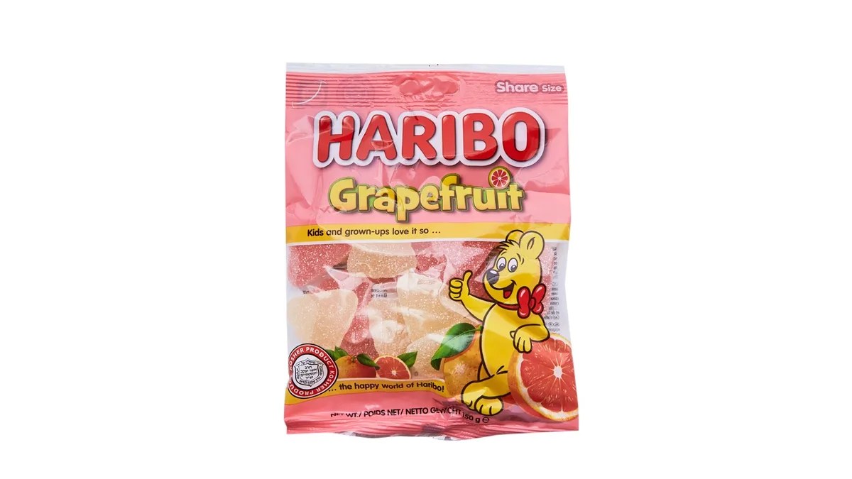 Haribo Grapefruit 150g Kosher Daily
