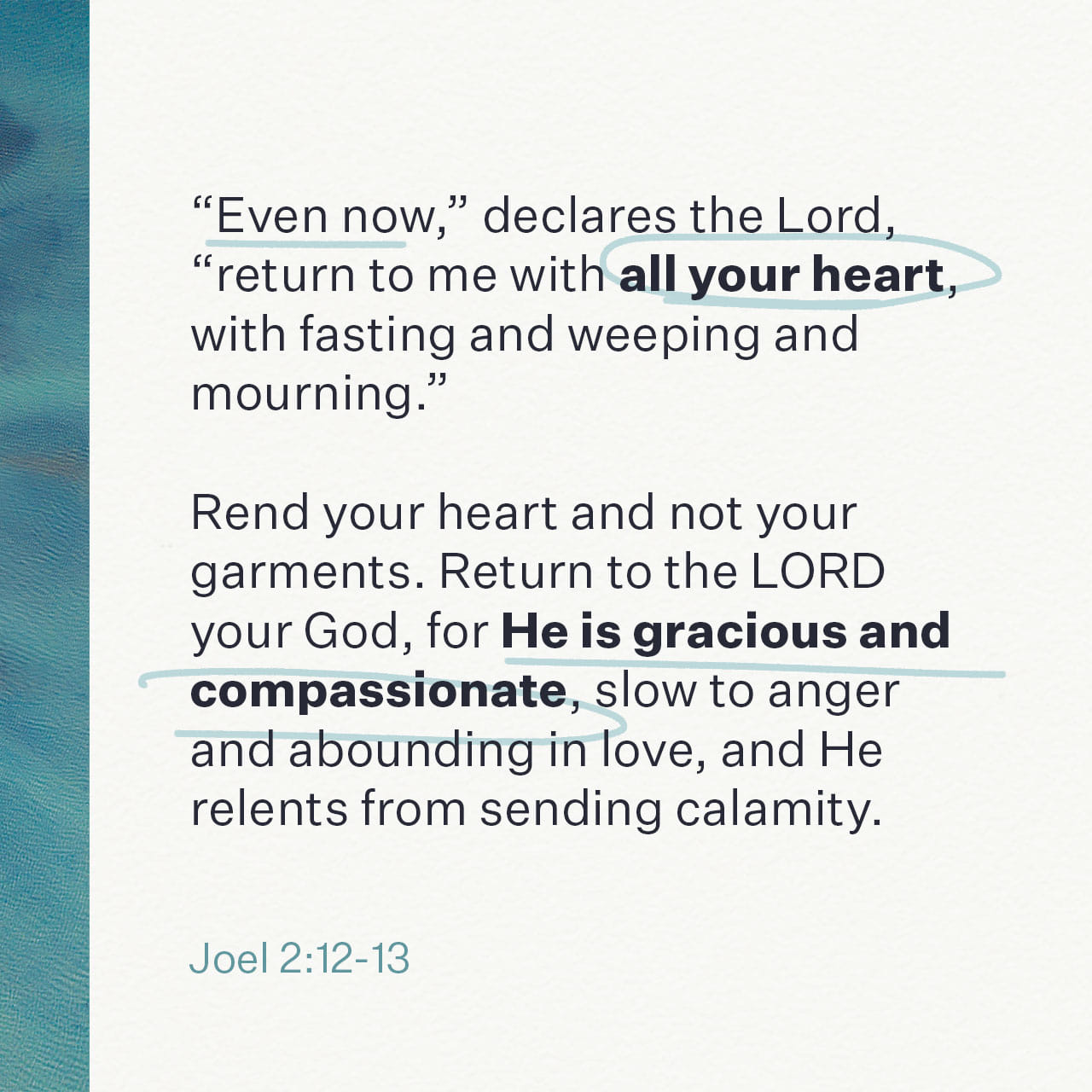 Joel 21225 (TPT) “But it’s not too late,” declares Y YouVersion