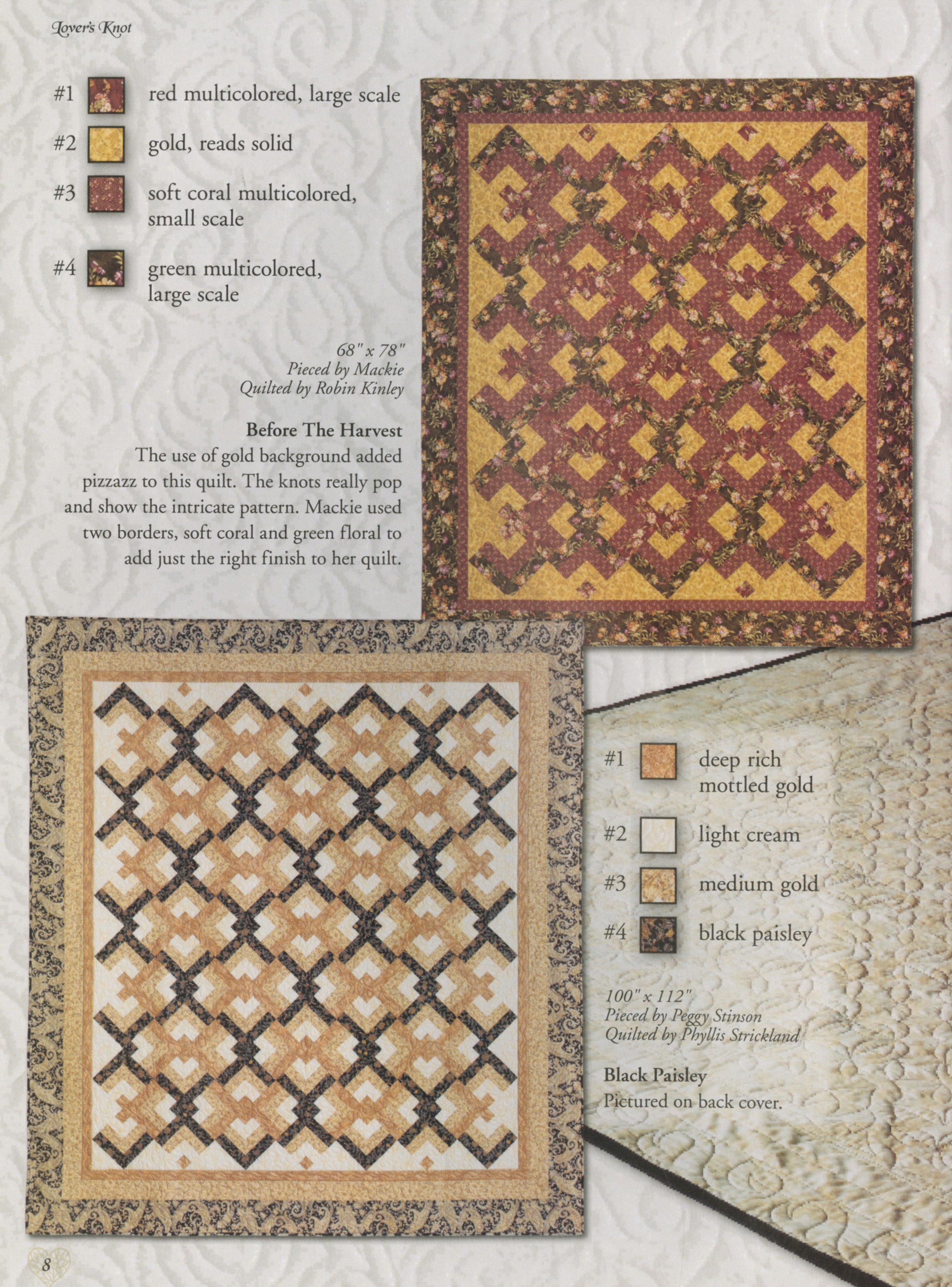 Lovers Knot Quilt By Burns, Eleanor