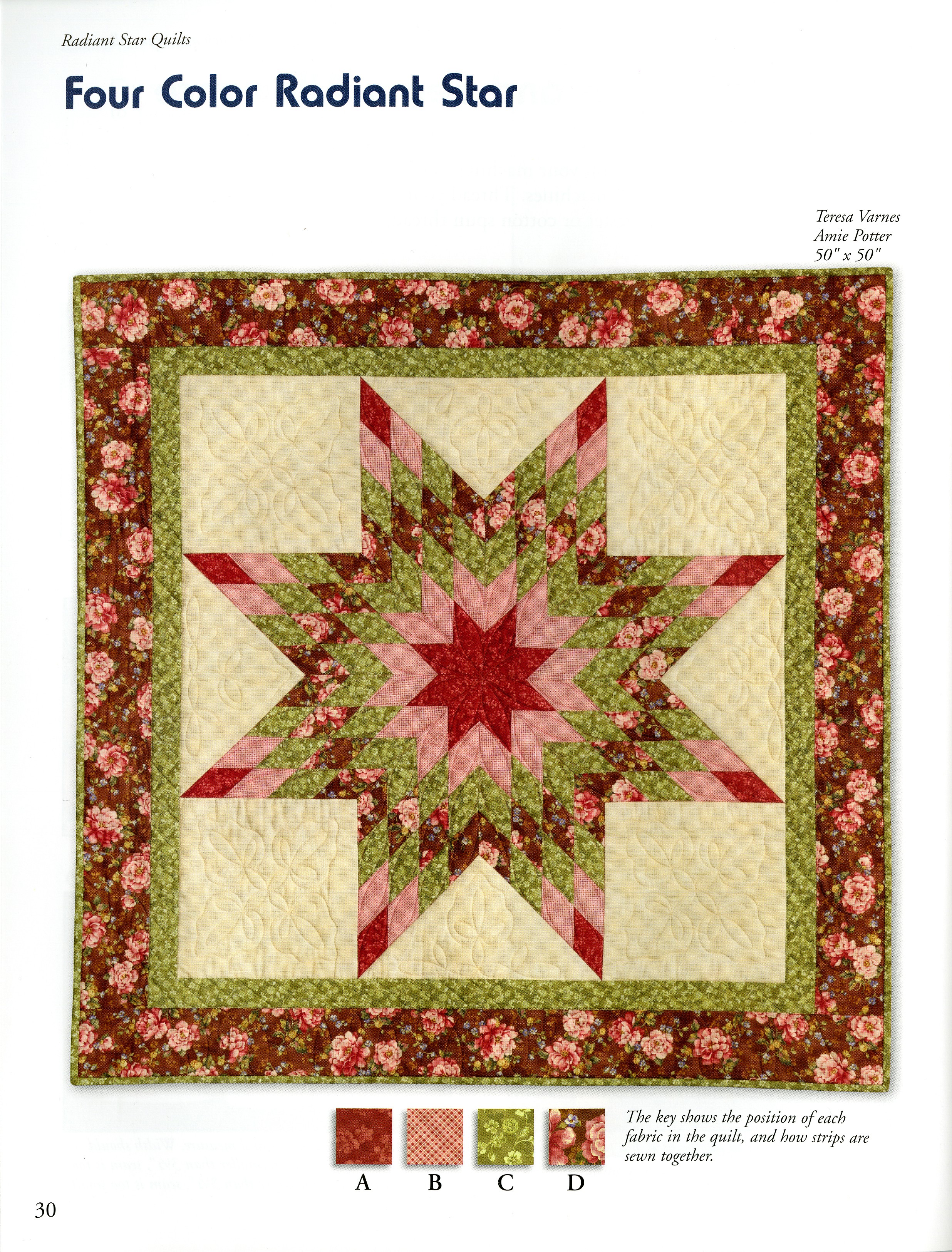Radiant Star Quilts By Burns, Eleanor