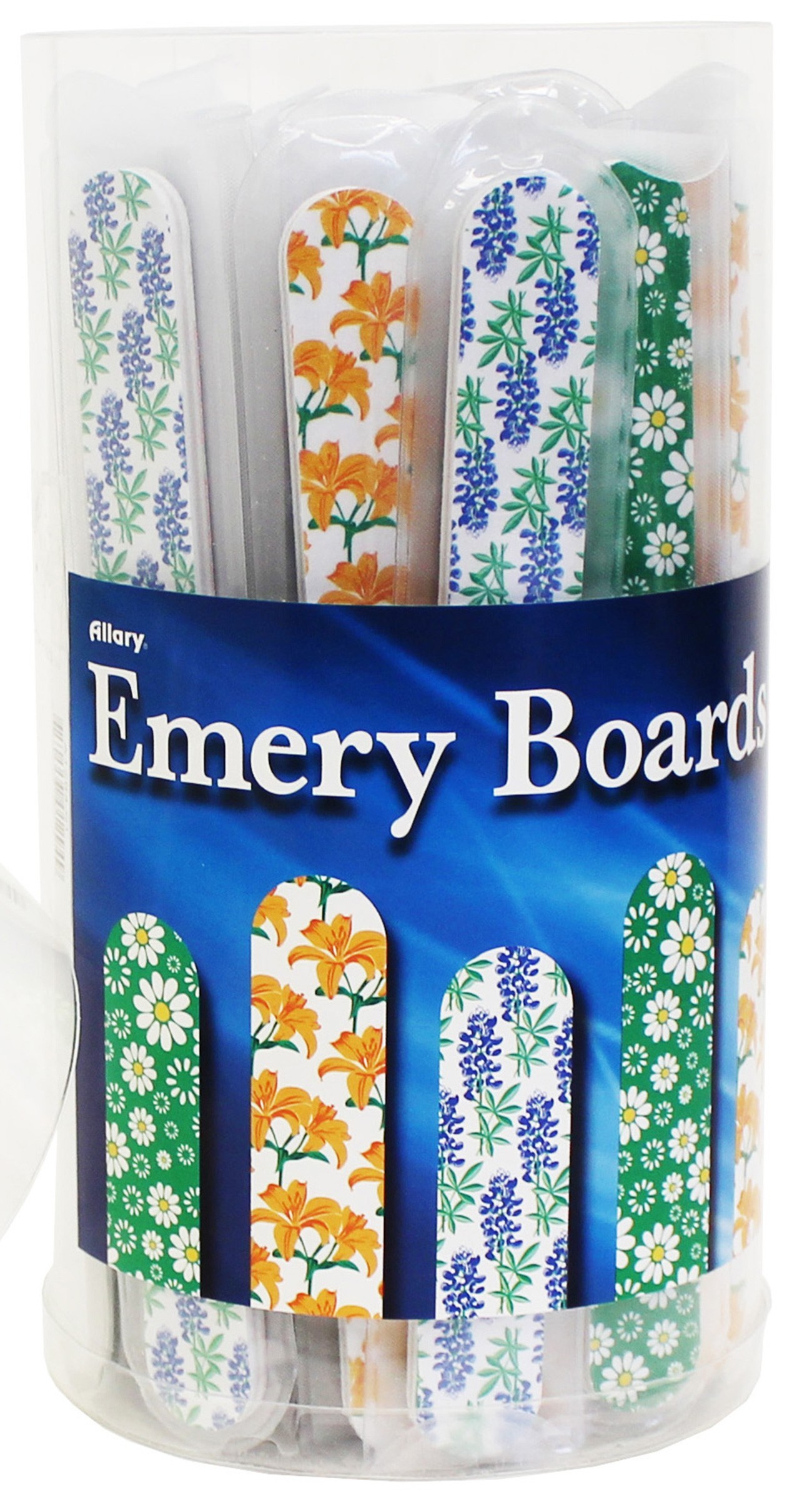 Floral Pattern Emery Boards 48pc Display