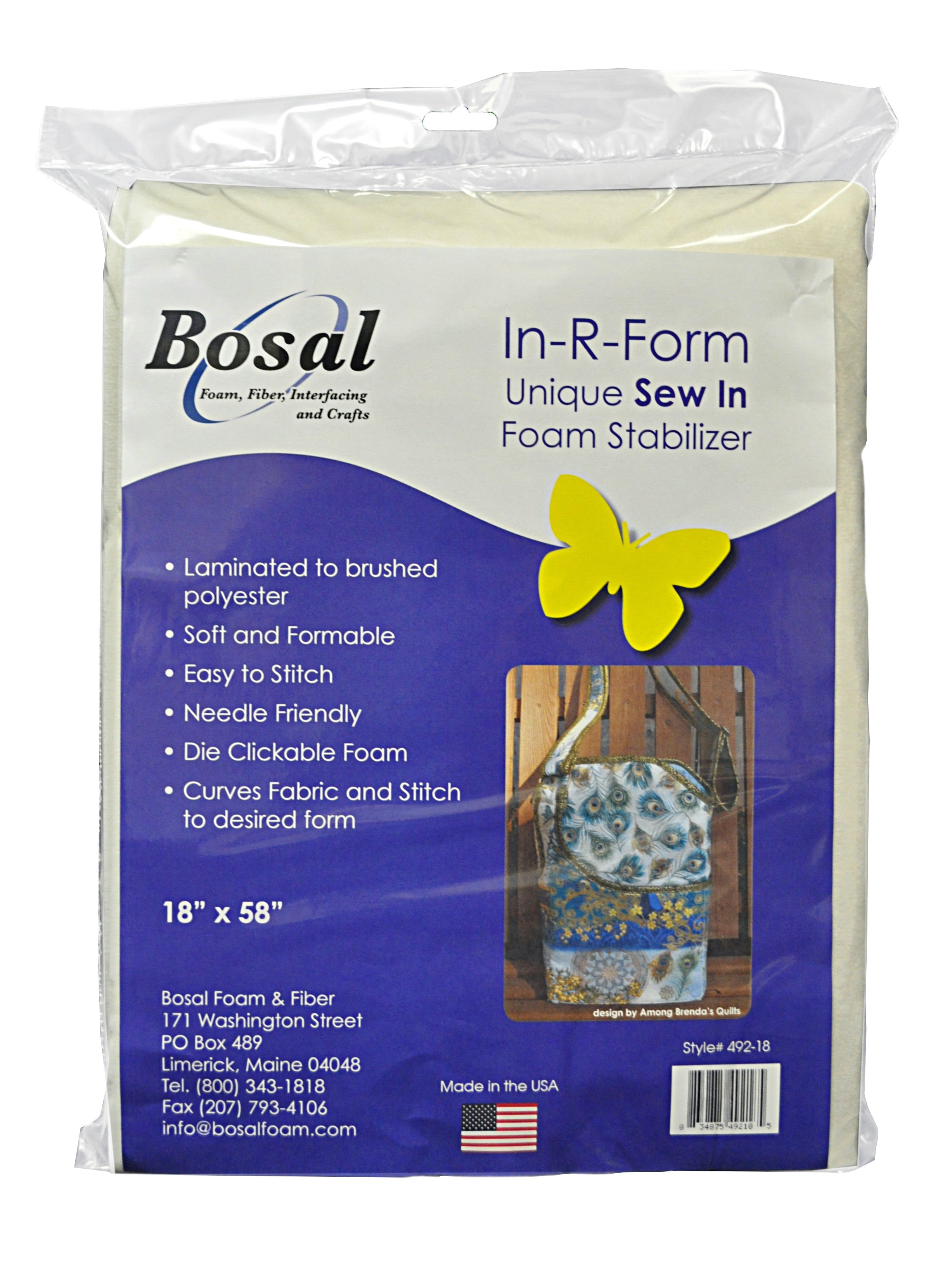 InRForm Sew in Foam Stabilizer 18in x 58in