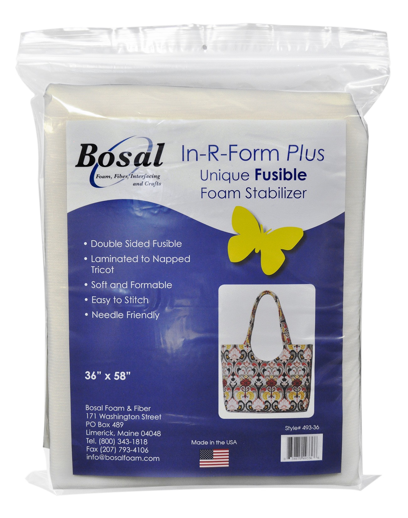 InRForm Plus Double Sided Fusible Foam Stabilizer 36in x 58in