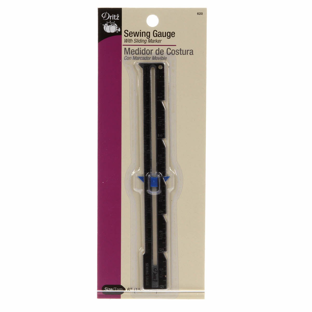 Sewing Gauge with Metrics 6in