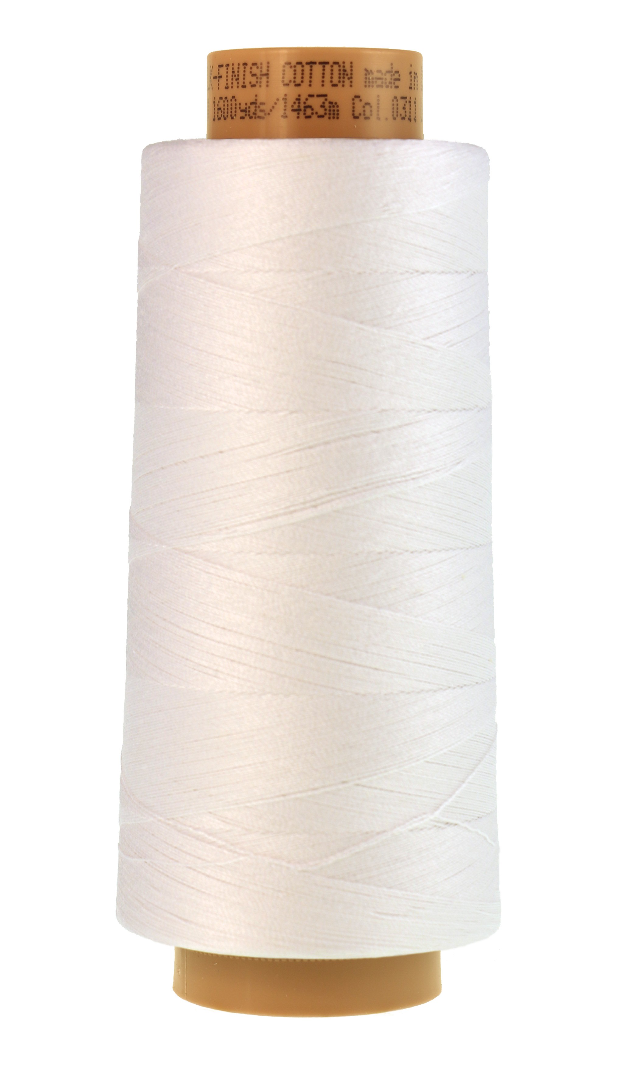 SilkFinish 40wt Solid Cotton Thread 1600yd White