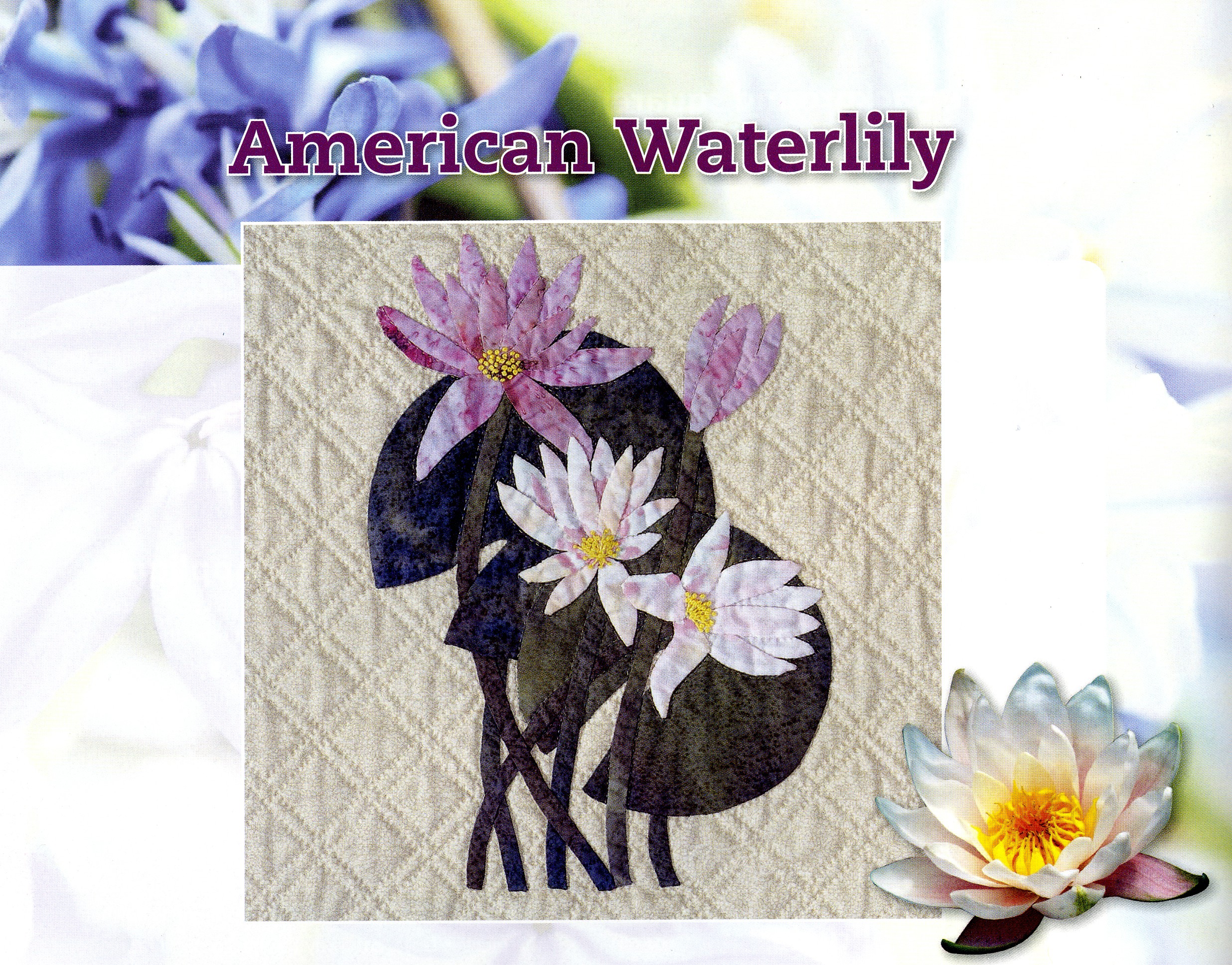 Wildflower Applique & Embroidery Softcover By Oglesby, Bea