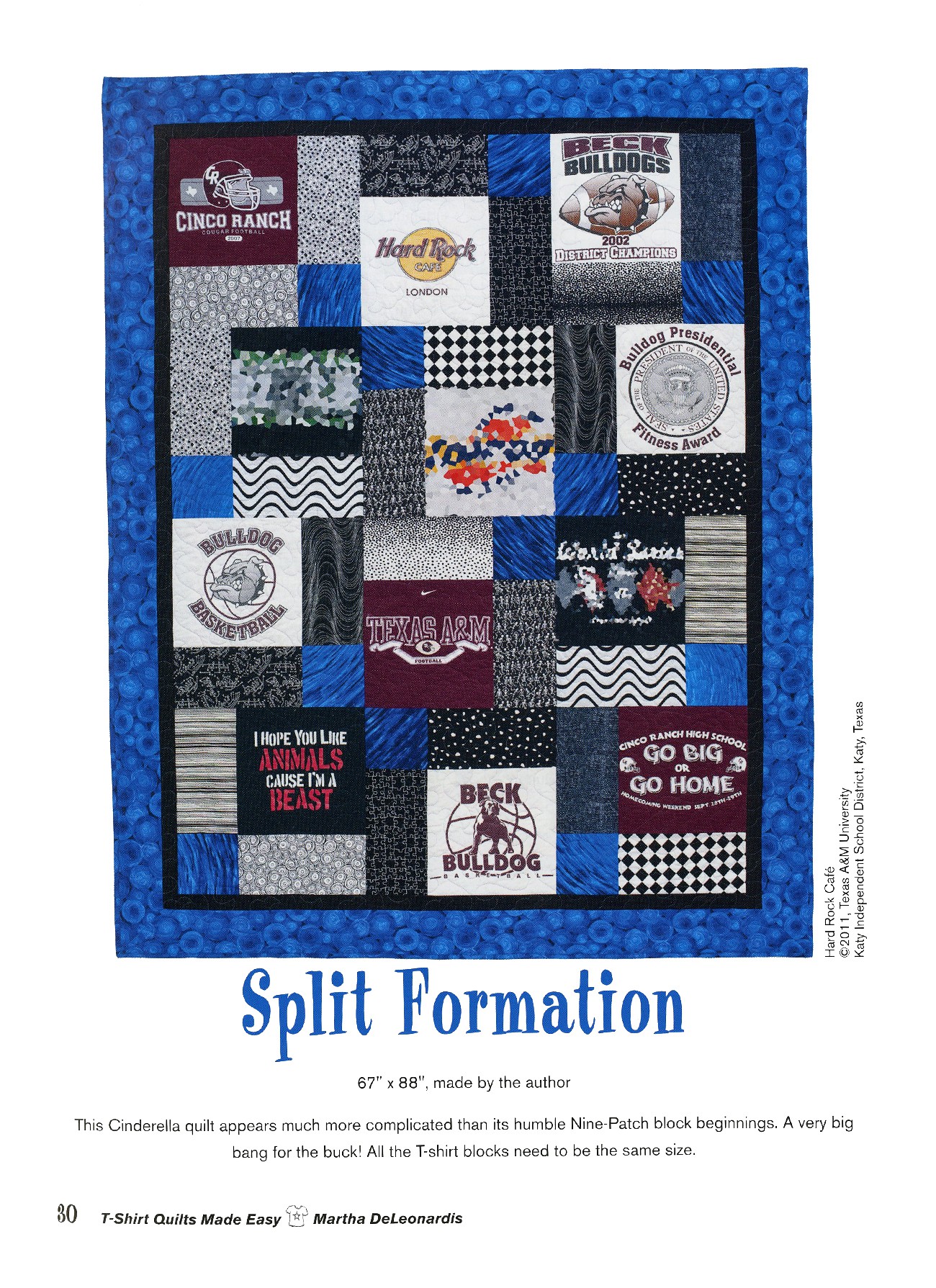 Tshirt Quilts Made Easy By DeLeonardis, Martha