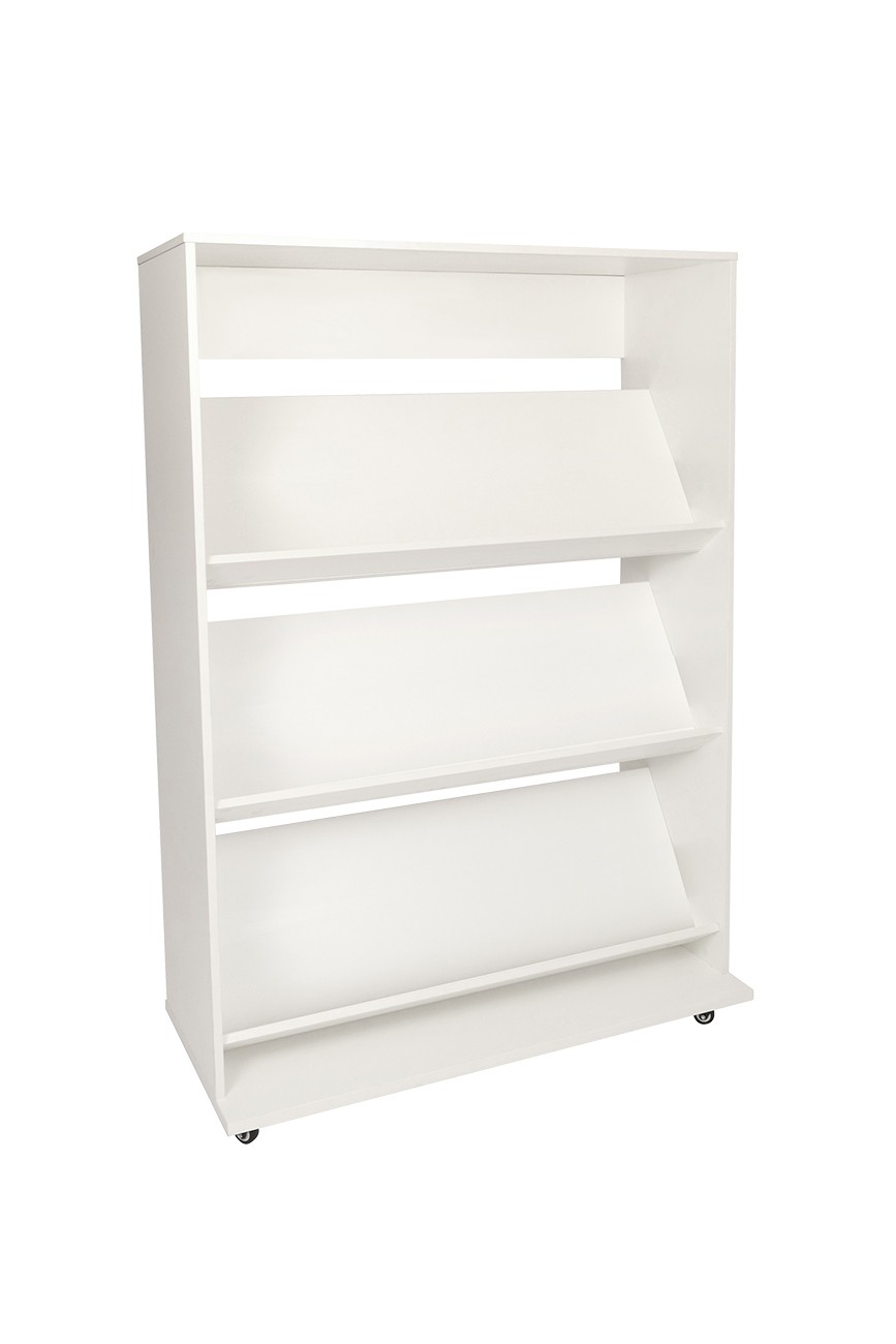 Three Shelf Fabric Bolt Display 48in