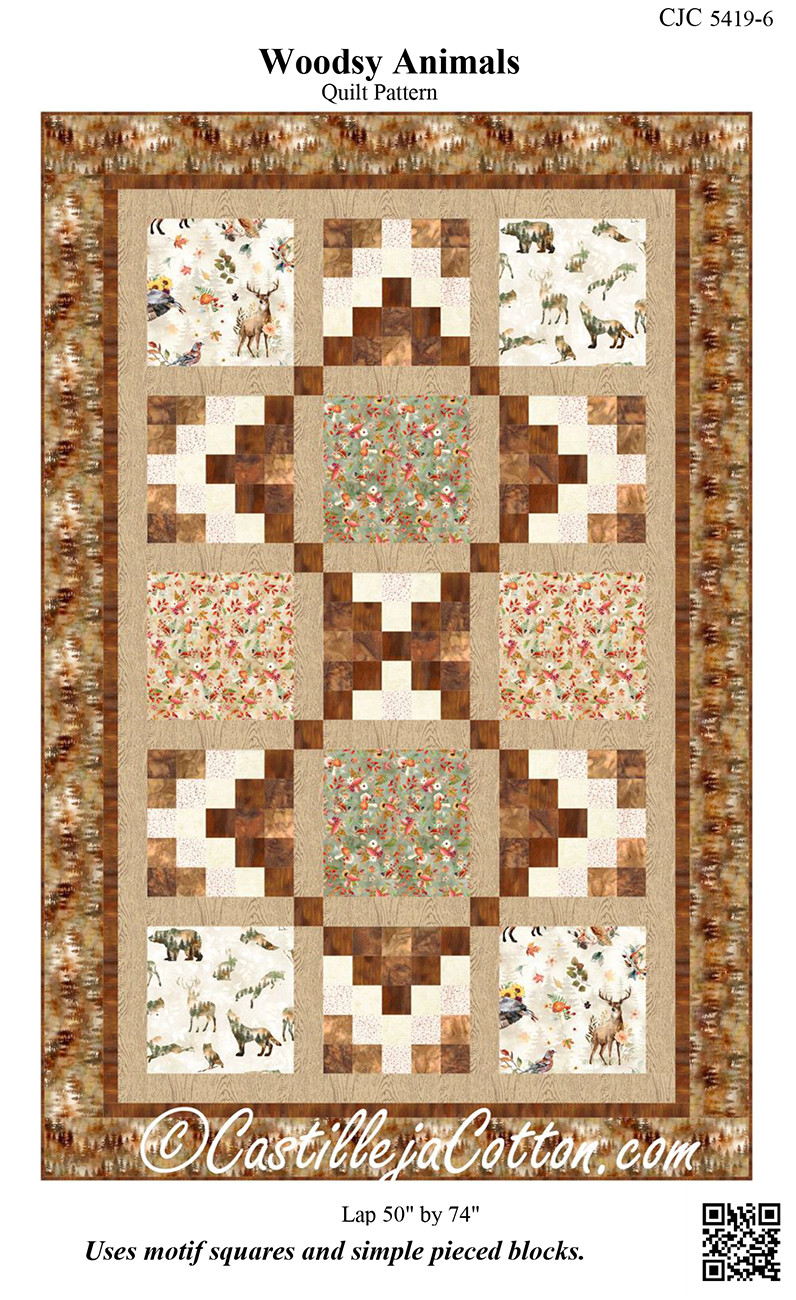 Woodsy Animals Quilt Pattern