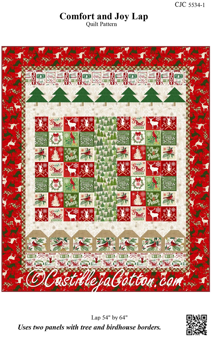 Comfort and Joy Lap Quilt Pattern