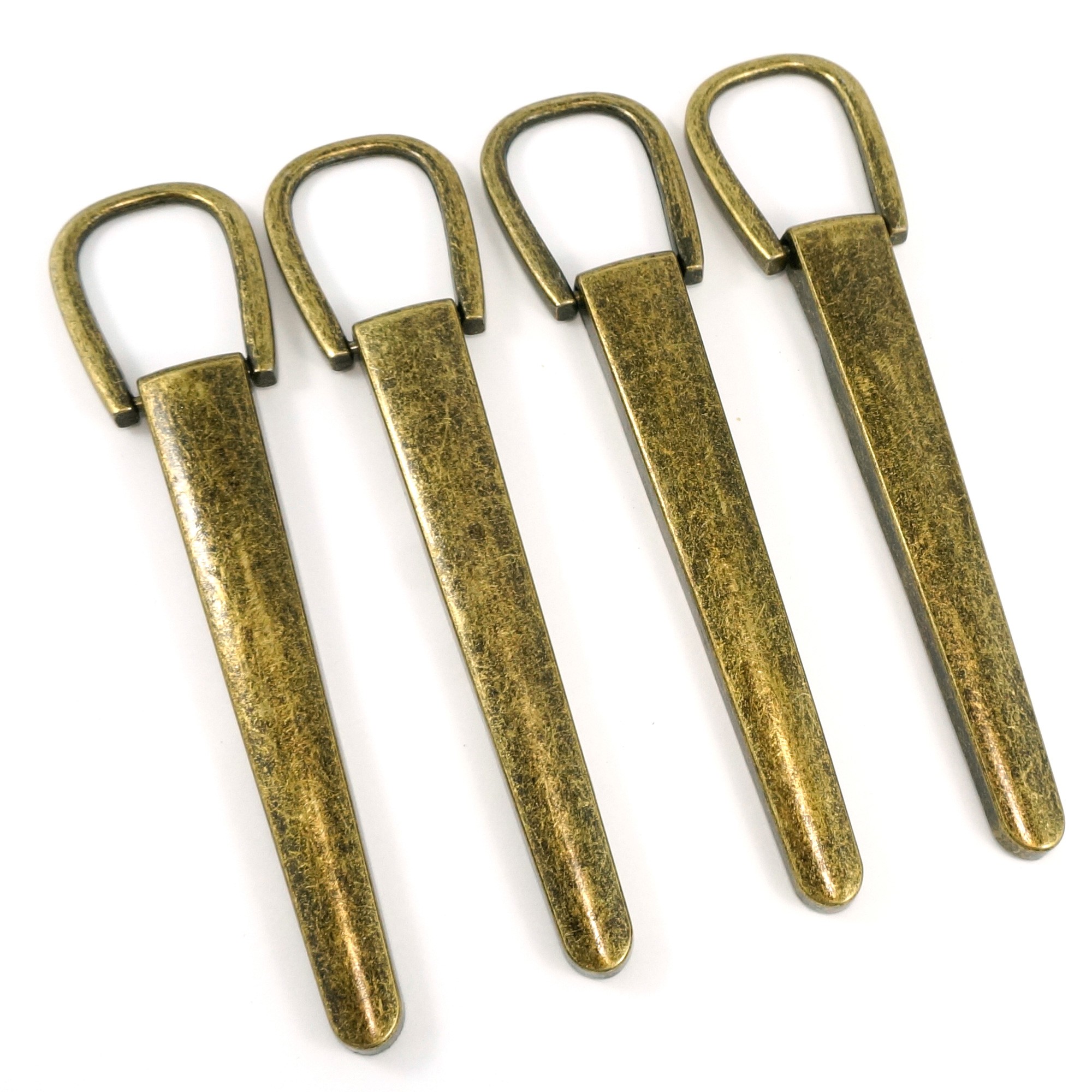 Long John Strap Anchors Antique Brass 4ct By MacKay, Janelle