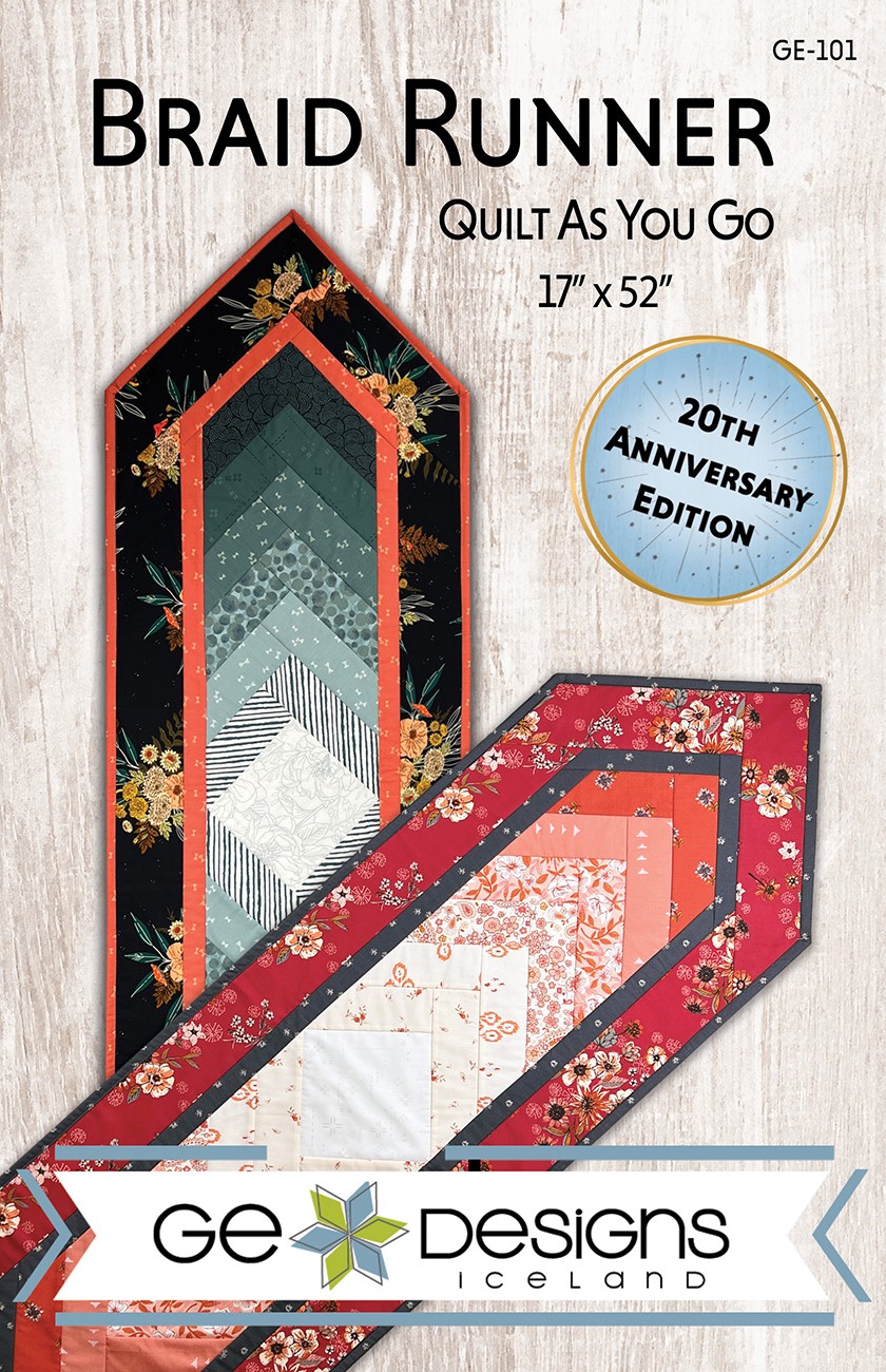 Braid Runner (Quilt As You Go) By Erla, Gudrun