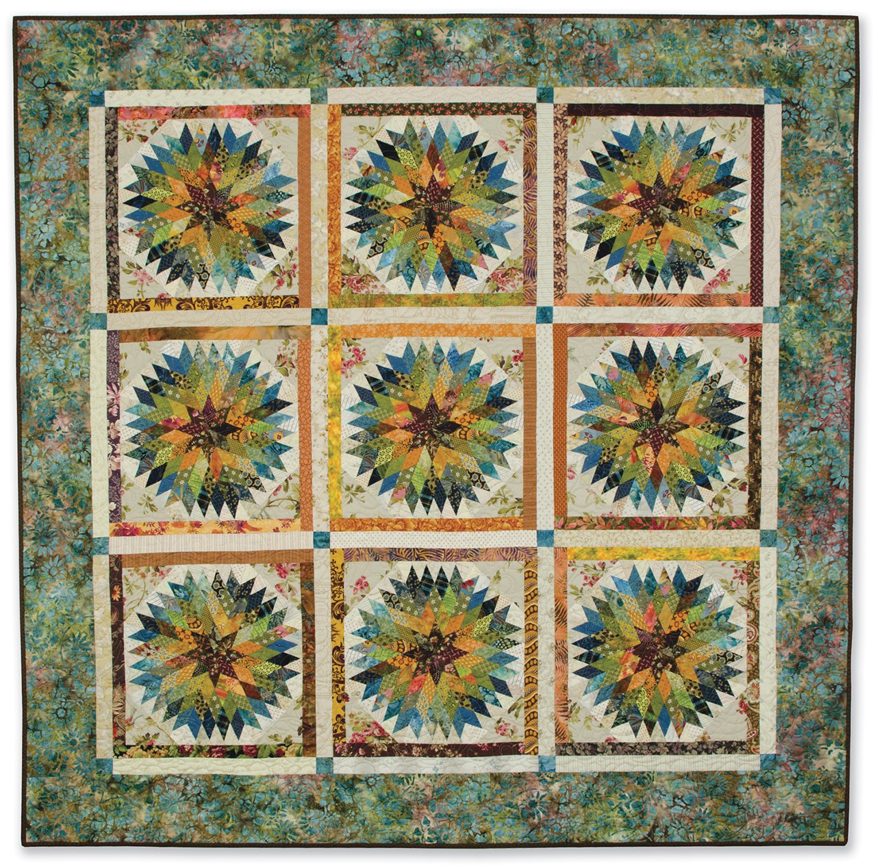 Scrappy Firework Quilts A Blast of Strips, Scraps & Triangles By Sitar, Edyta
